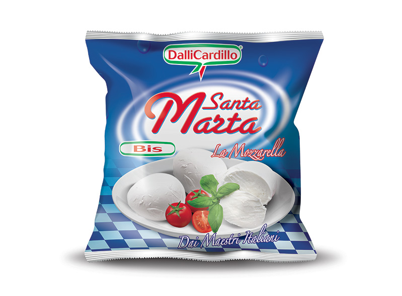 Mozzarella Vesuviana en Lamelles 47% MG Colis de 10KG