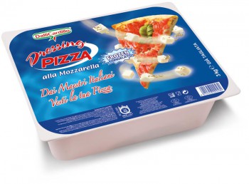 Lire la suite: SA Dressing Pizza a' base de Mozzarella tranches/de's Frozen 3 Kg